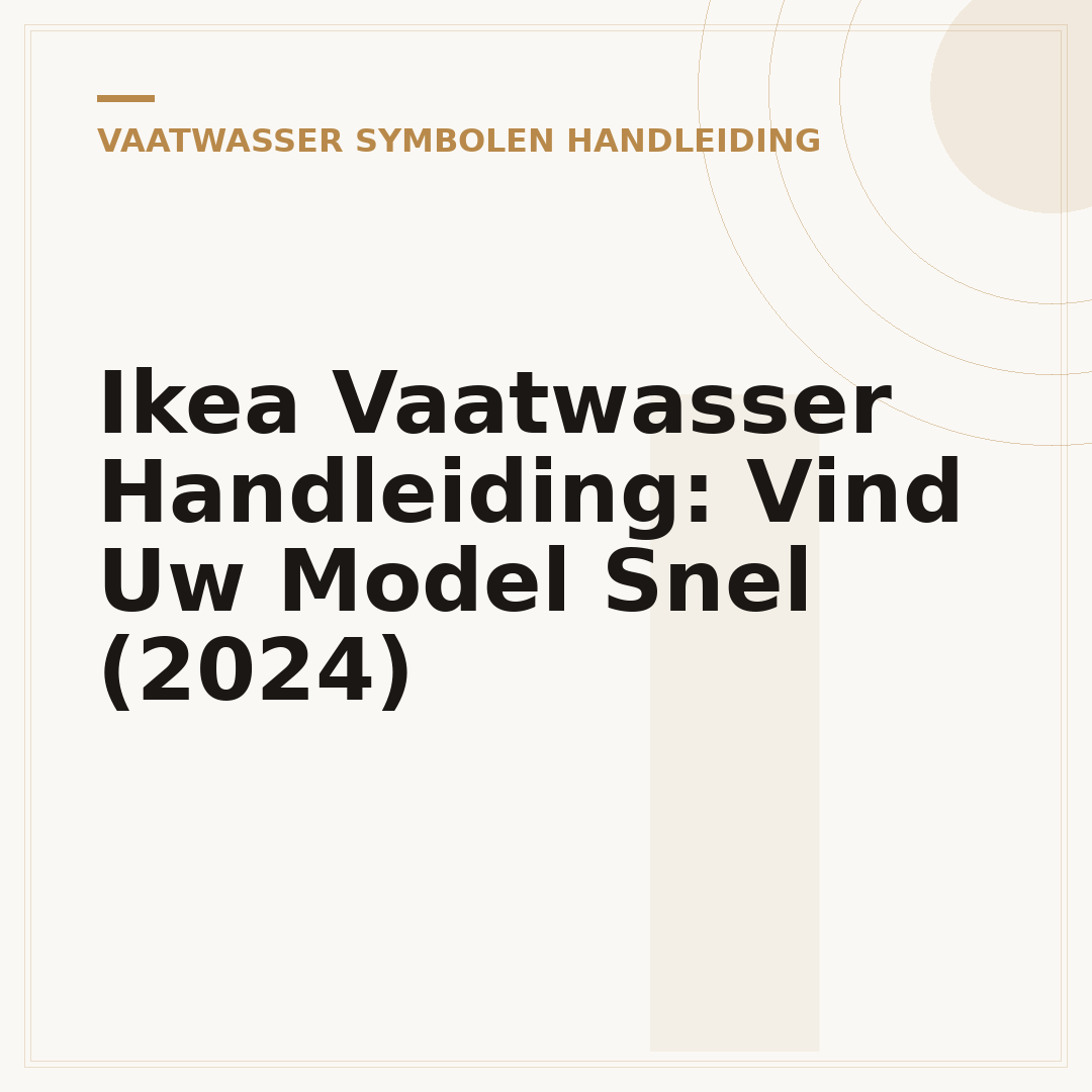 Ikea Vaatwasser Handleiding: Vind Uw Model Snel (2024)