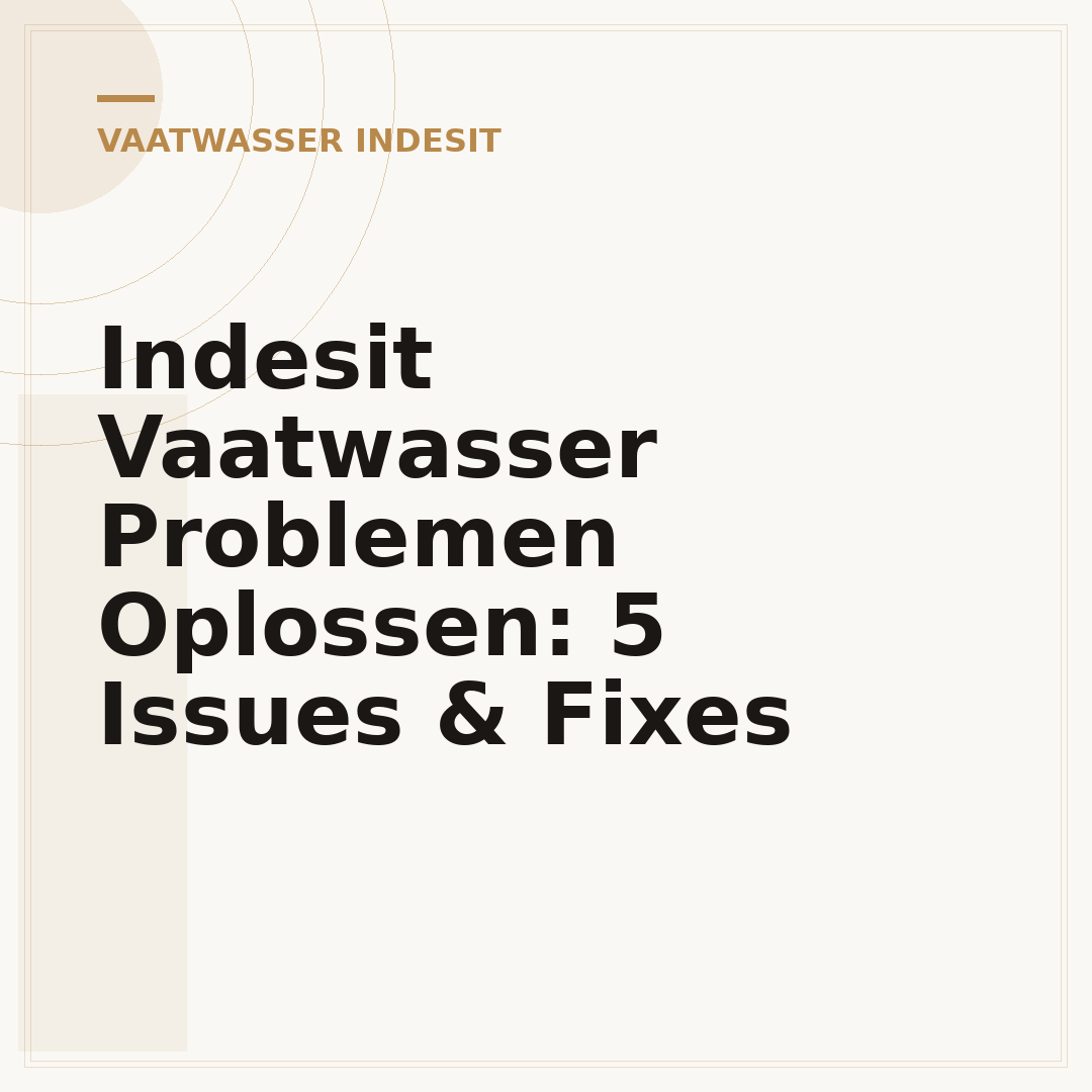 Indesit Vaatwasser Problemen Oplossen: 5 Issues & Fixes