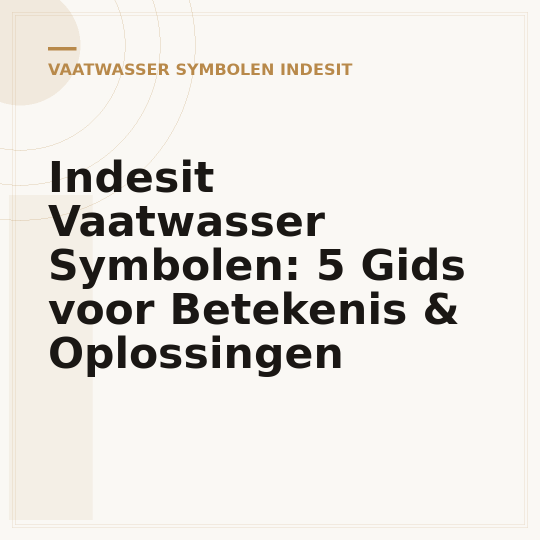 Indesit Vaatwasser Symbolen: 5 Gids voor Betekenis & Oplossingen