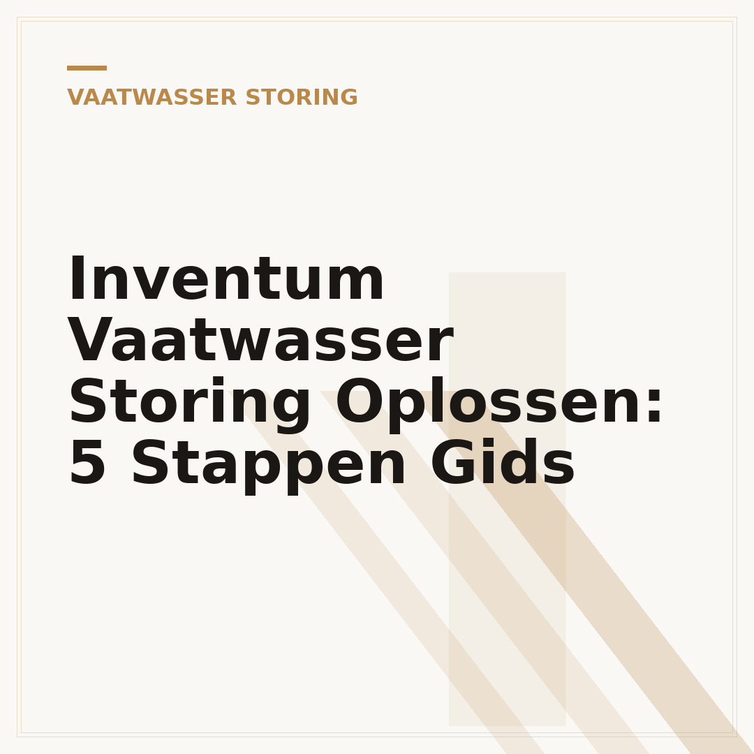 Inventum Vaatwasser Storing Oplossen: 5 Stappen Gids