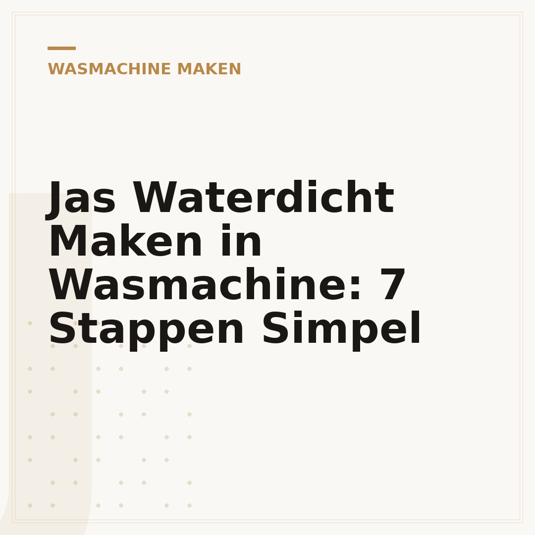 Jas Waterdicht Maken in Wasmachine: 7 Stappen Simpel