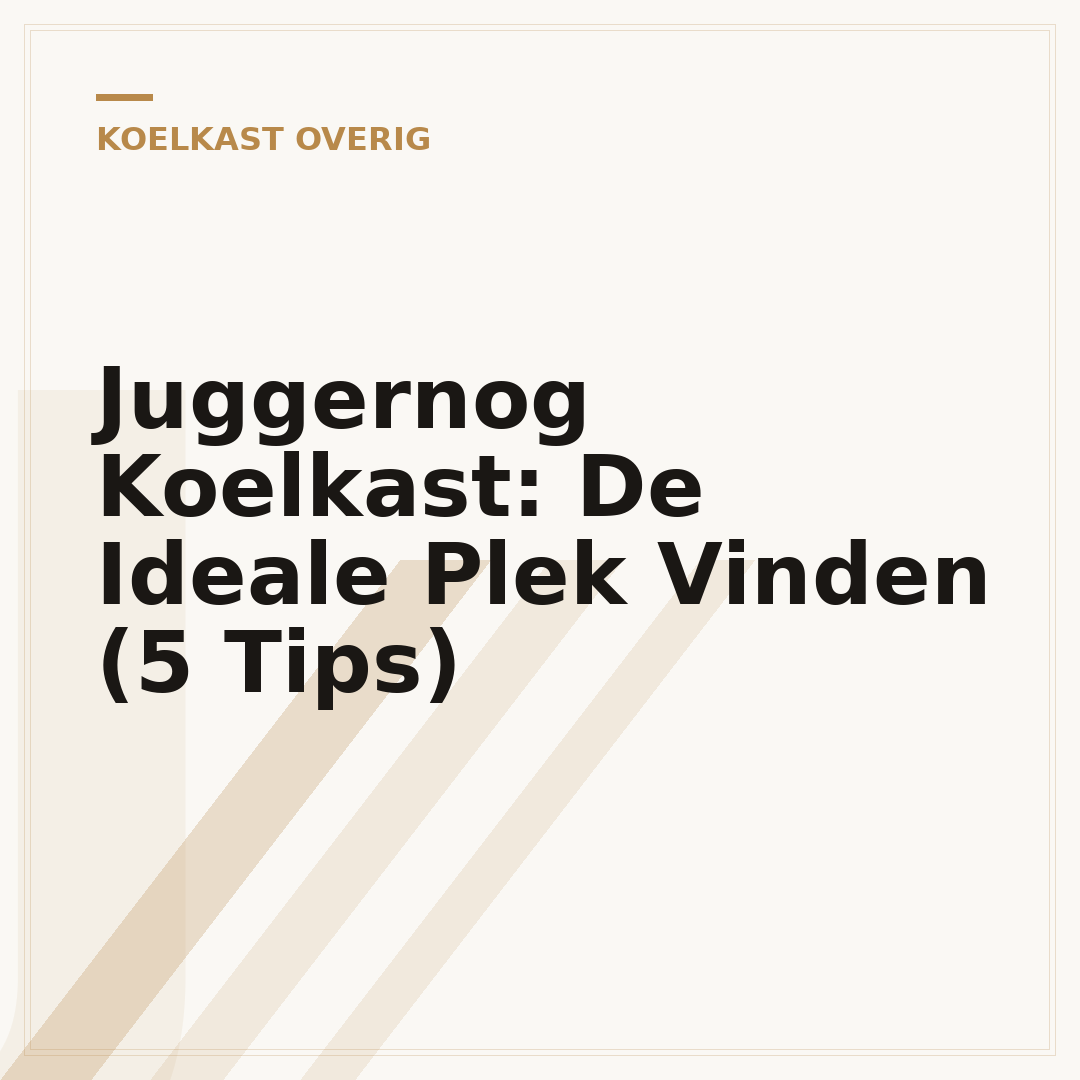 Juggernog Koelkast: De Ideale Plek Vinden (5 Tips)