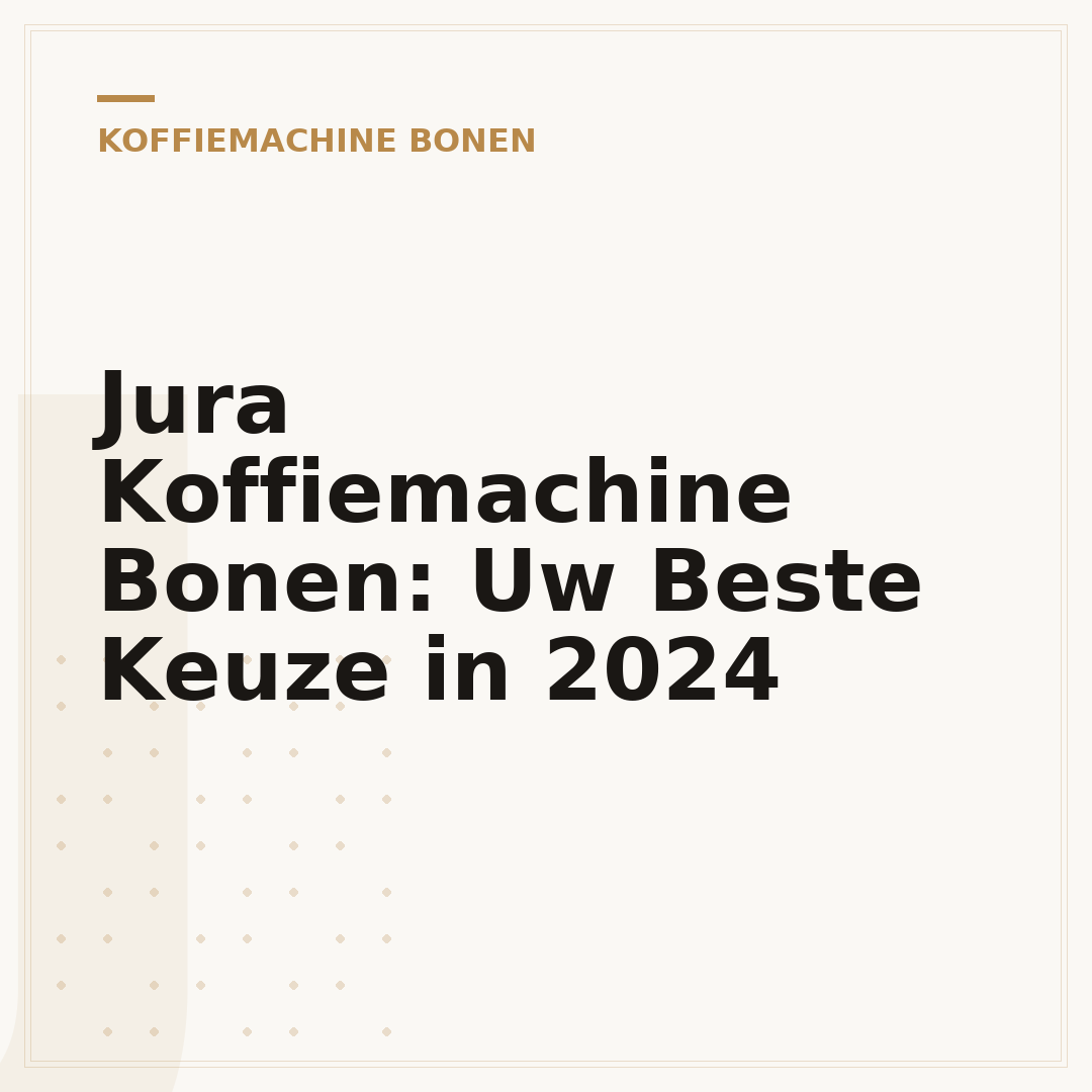 Jura Koffiemachine Bonen: Uw Beste Keuze in 2024