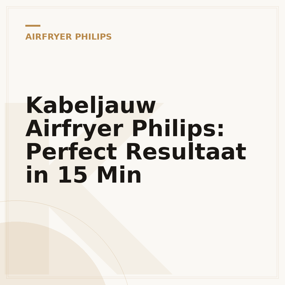 Kabeljauw Airfryer Philips: Perfect Resultaat in 15 Min