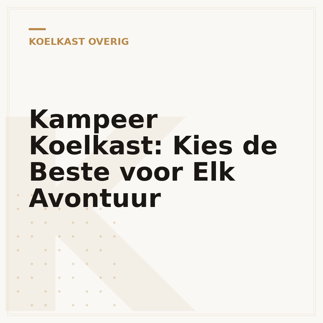Kampeer Koelkast: Kies de Beste voor Elk Avontuur