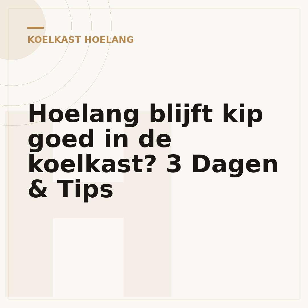 Hoelang blijft kip goed in de koelkast? 3 Dagen & Tips