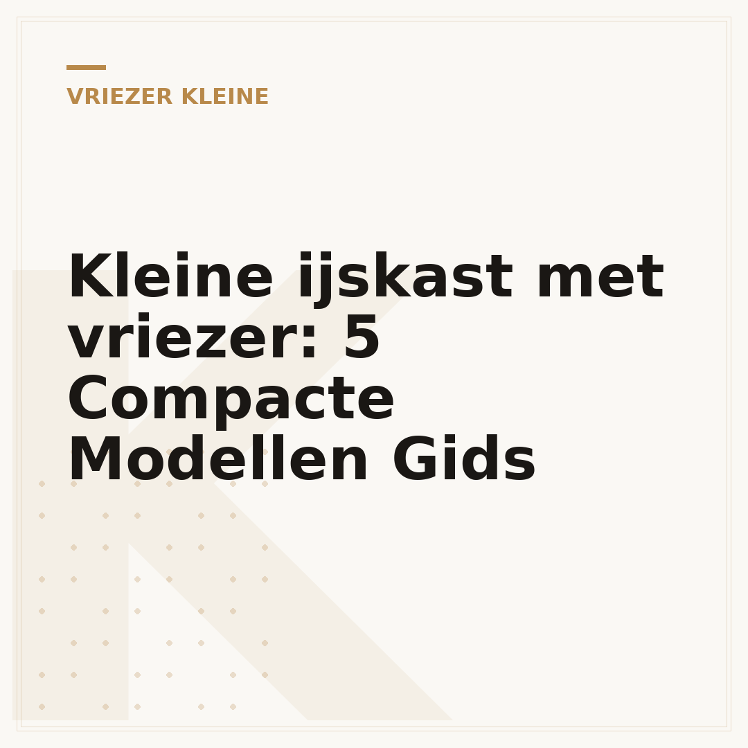 Kleine ijskast met vriezer: 5 Compacte Modellen Gids