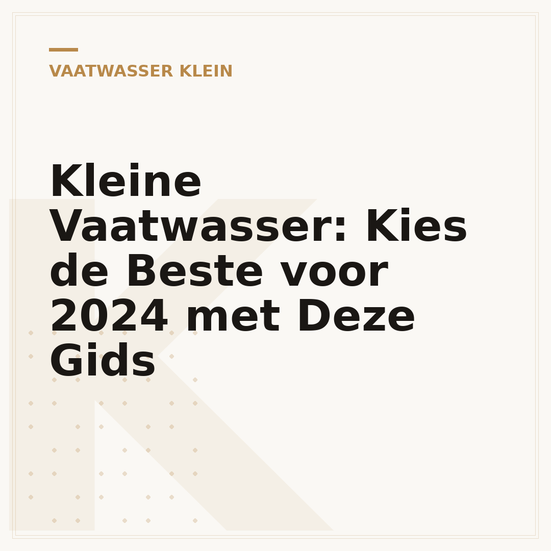 Kleine Vaatwasser: Kies de Beste voor 2024 met Deze Gids