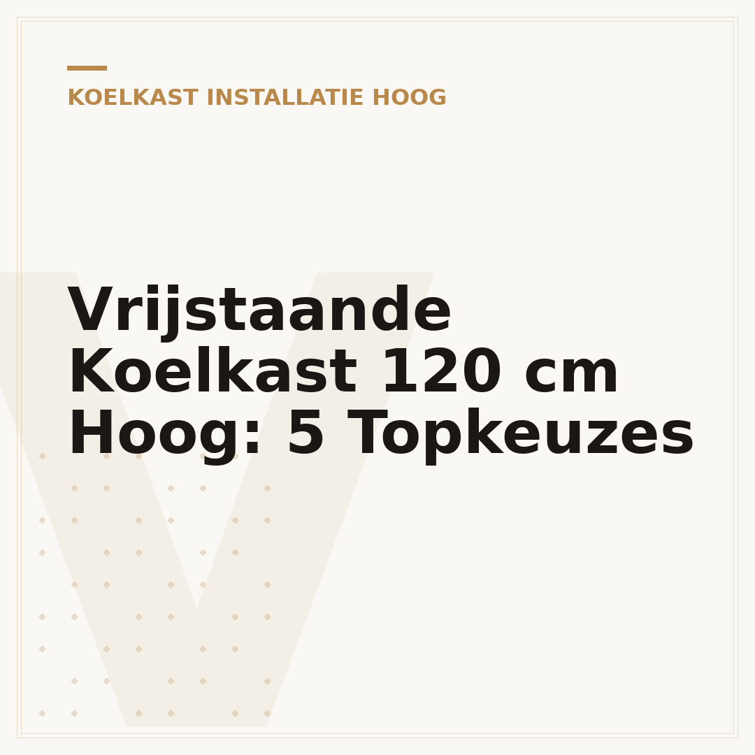 Vrijstaande Koelkast 120 cm Hoog: 5 Topkeuzes