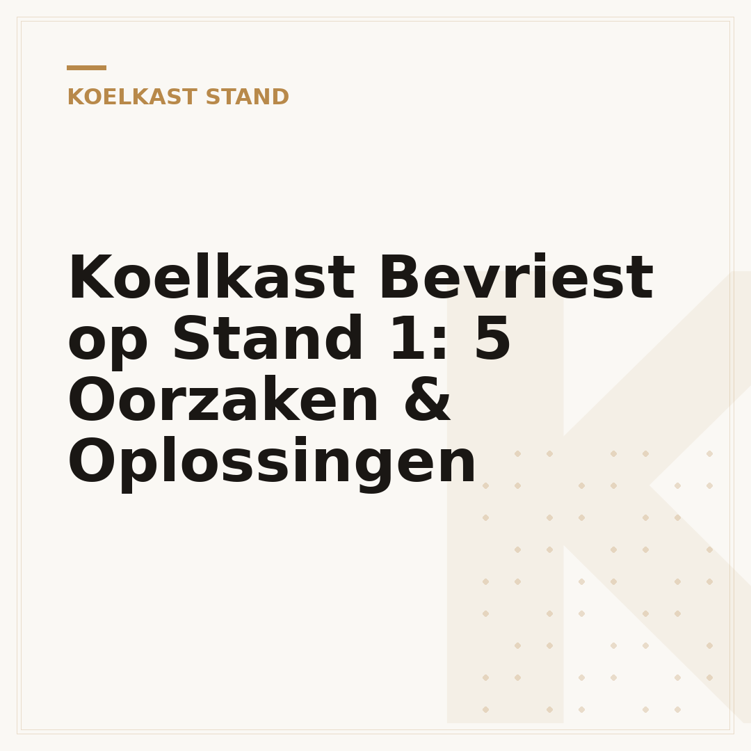 Koelkast Bevriest op Stand 1: 5 Oorzaken & Oplossingen