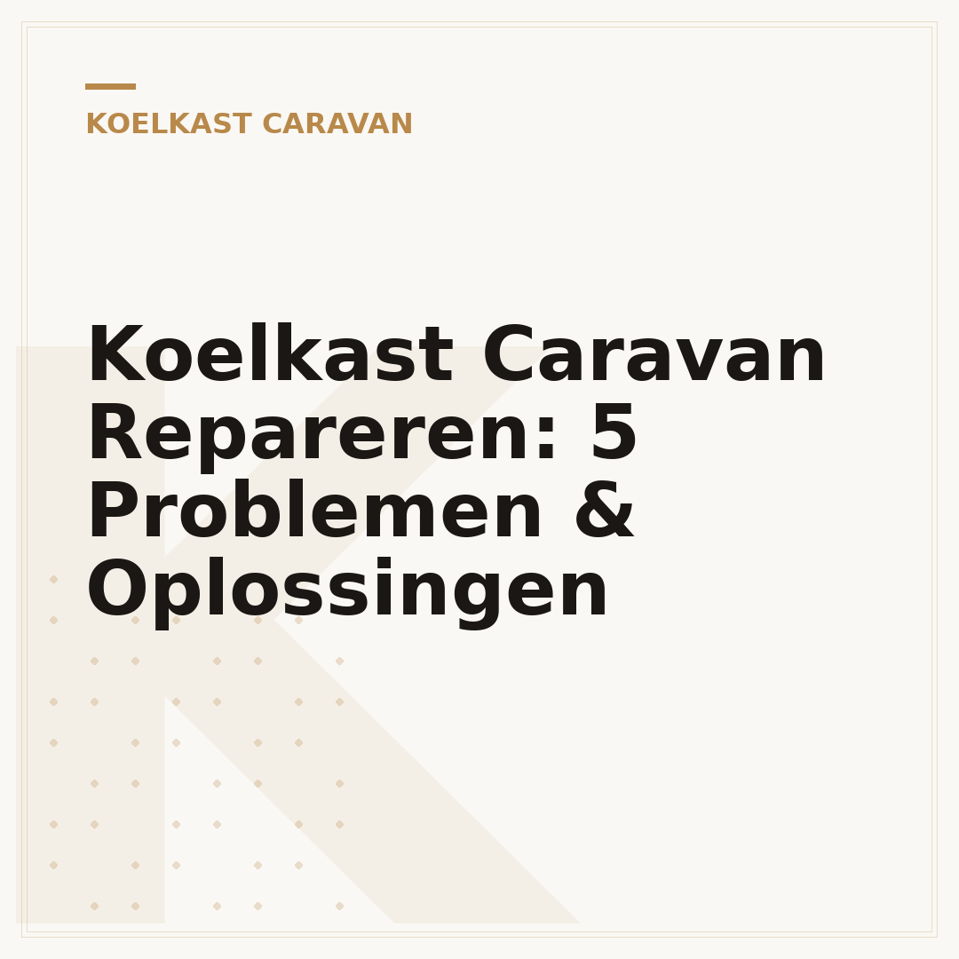 Koelkast Caravan Repareren: 5 Problemen & Oplossingen