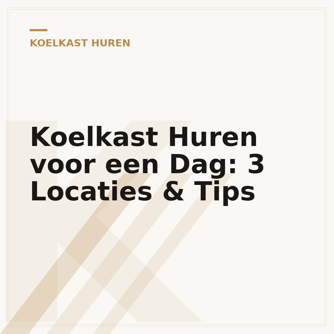 Koelkast Huren voor een Dag: 3 Locaties & Tips