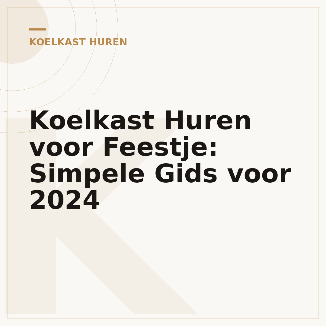 Koelkast Huren voor Feestje: Simpele Gids voor 2024