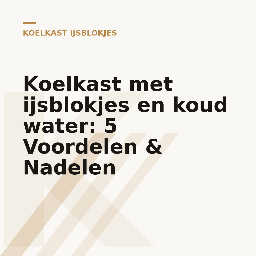 Koelkast met ijsblokjes en koud water: 5 Voordelen & Nadelen