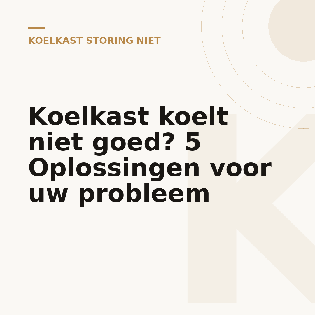 Koelkast koelt niet goed? 5 Oplossingen voor uw probleem
