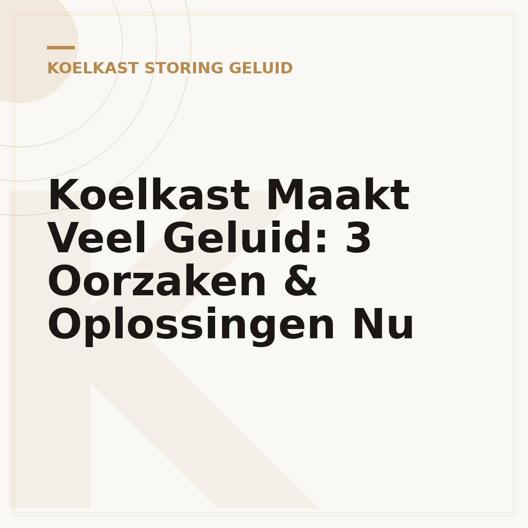 Koelkast Maakt Veel Geluid: 3 Oorzaken & Oplossingen Nu