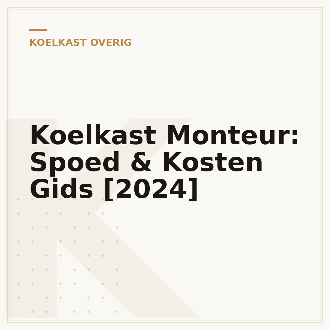 Koelkast Monteur: Spoed & Kosten Gids [2024]