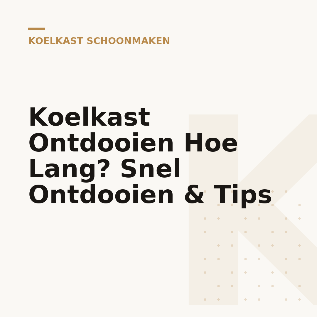 Koelkast Ontdooien Hoe Lang? Snel Ontdooien & Tips