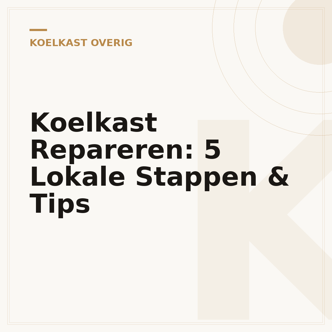 Koelkast Repareren: 5 Lokale Stappen & Tips