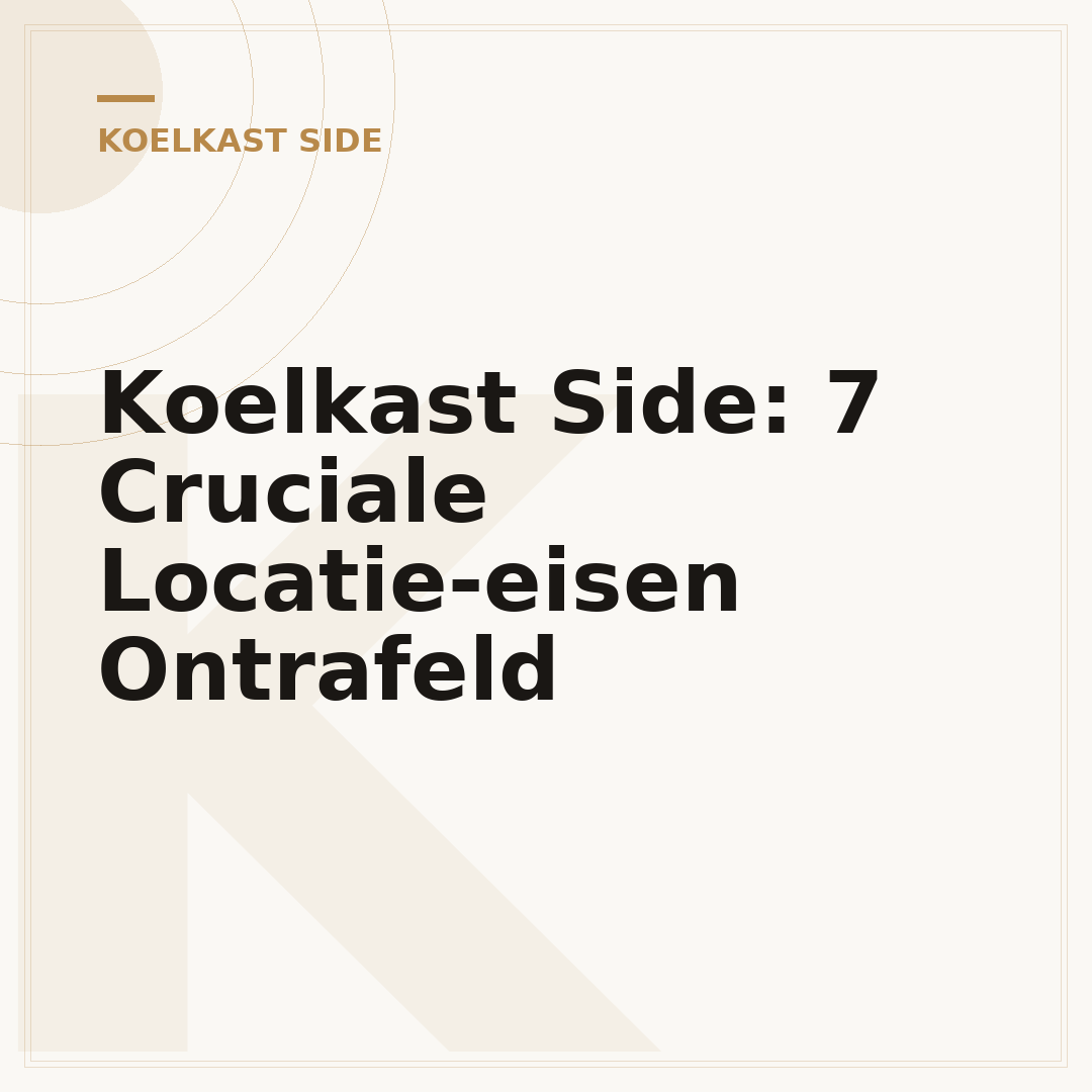 Koelkast Side: 7 Cruciale Locatie-eisen Ontrafeld
