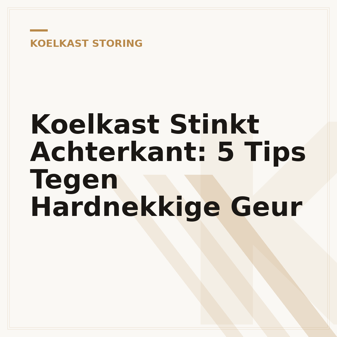 Koelkast Stinkt Achterkant: 5 Tips Tegen Hardnekkige Geur