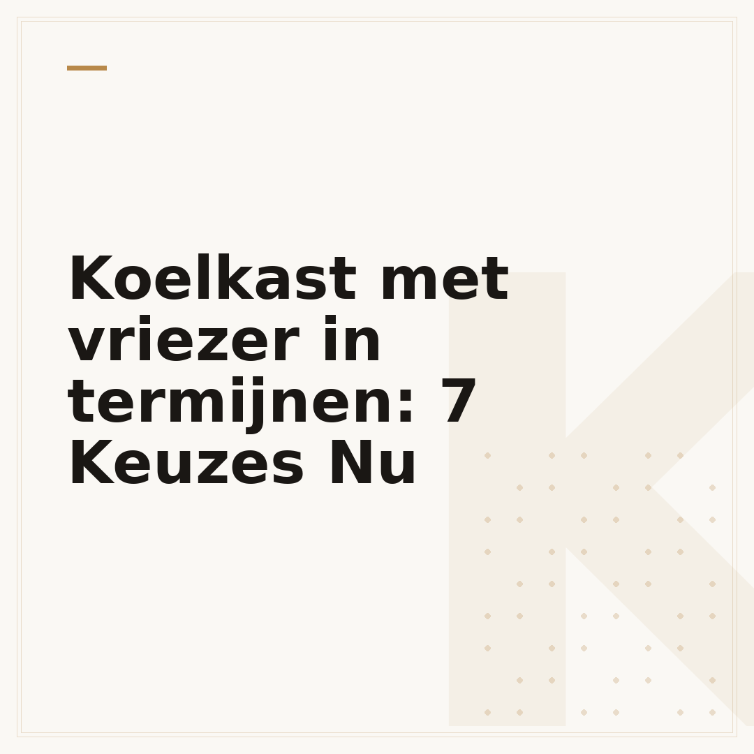Koelkast met vriezer in termijnen: 7 Keuzes Nu