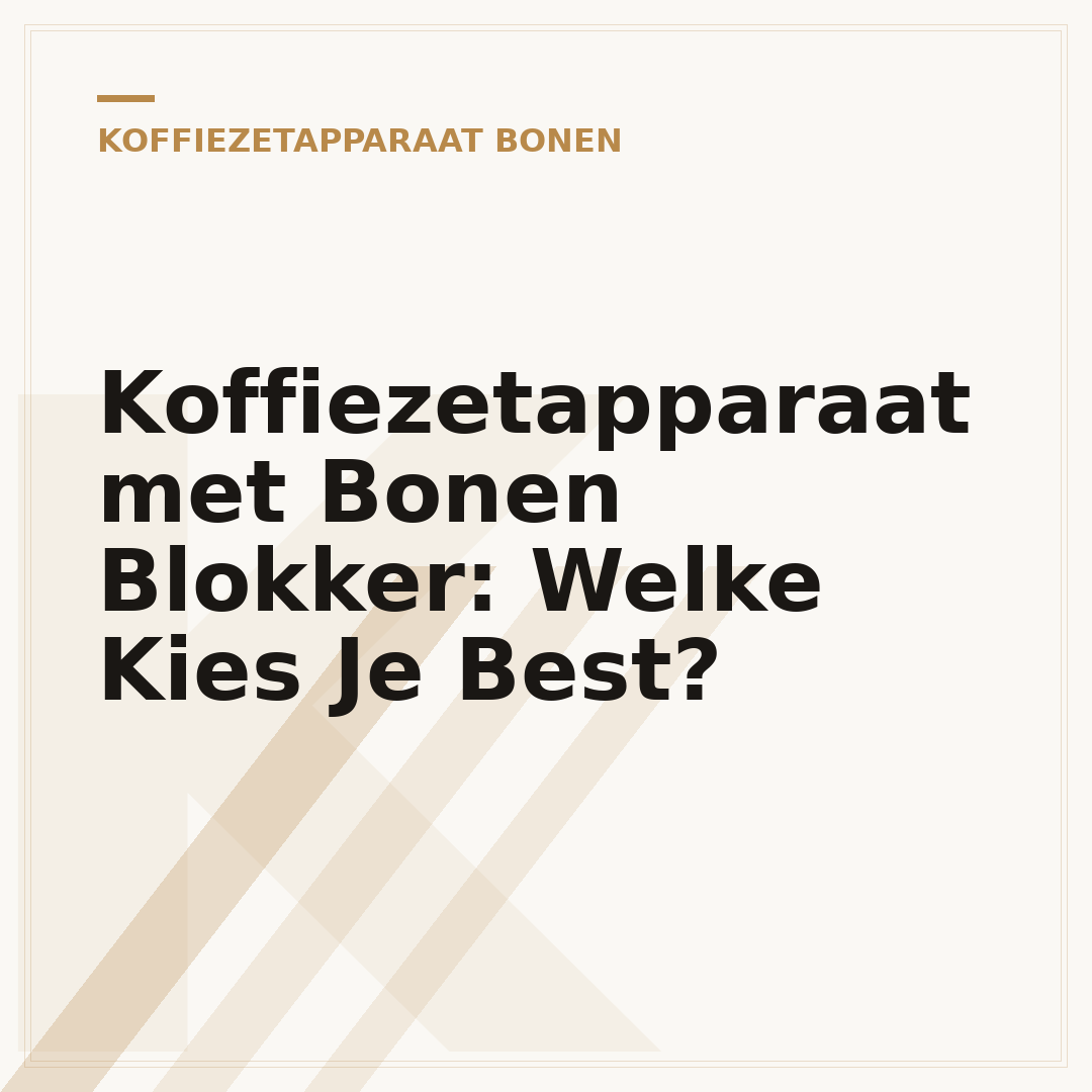 Koffiezetapparaat met Bonen Blokker: Welke Kies Je Best?