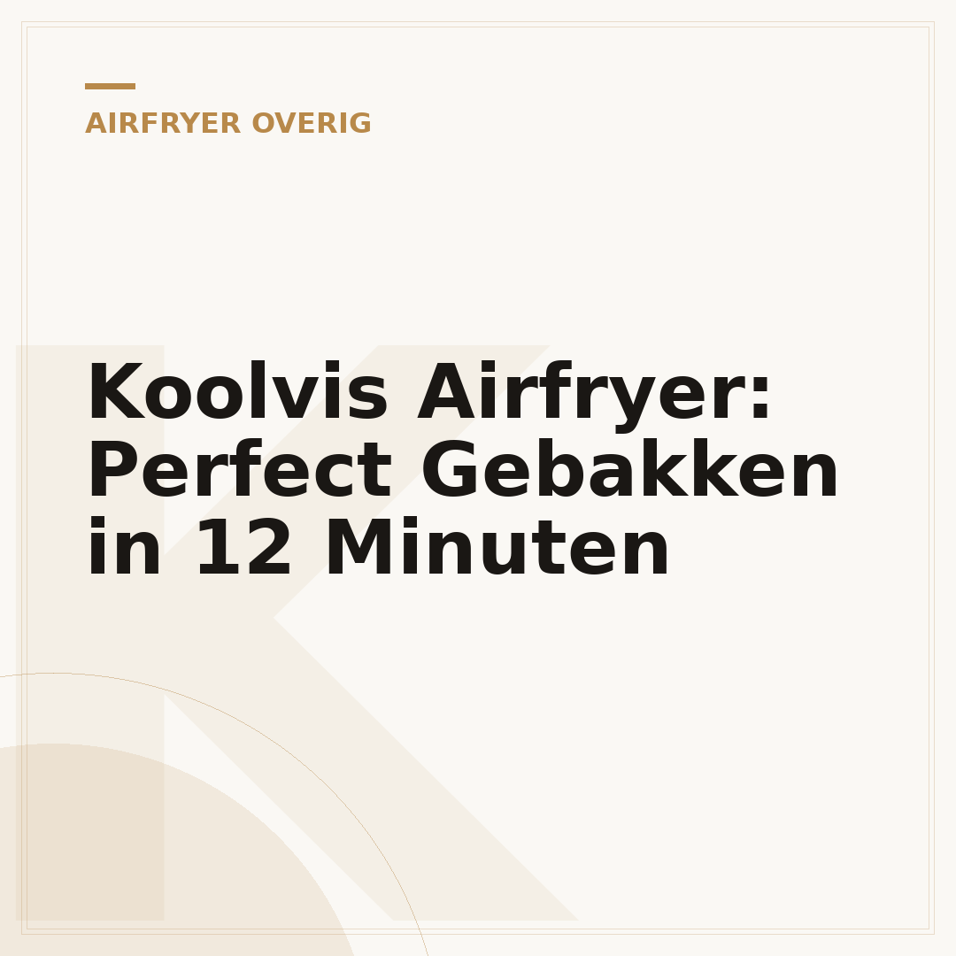 Koolvis Airfryer: Perfect Gebakken in 12 Minuten