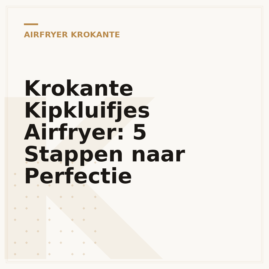Krokante Kipkluifjes Airfryer: 5 Stappen naar Perfectie