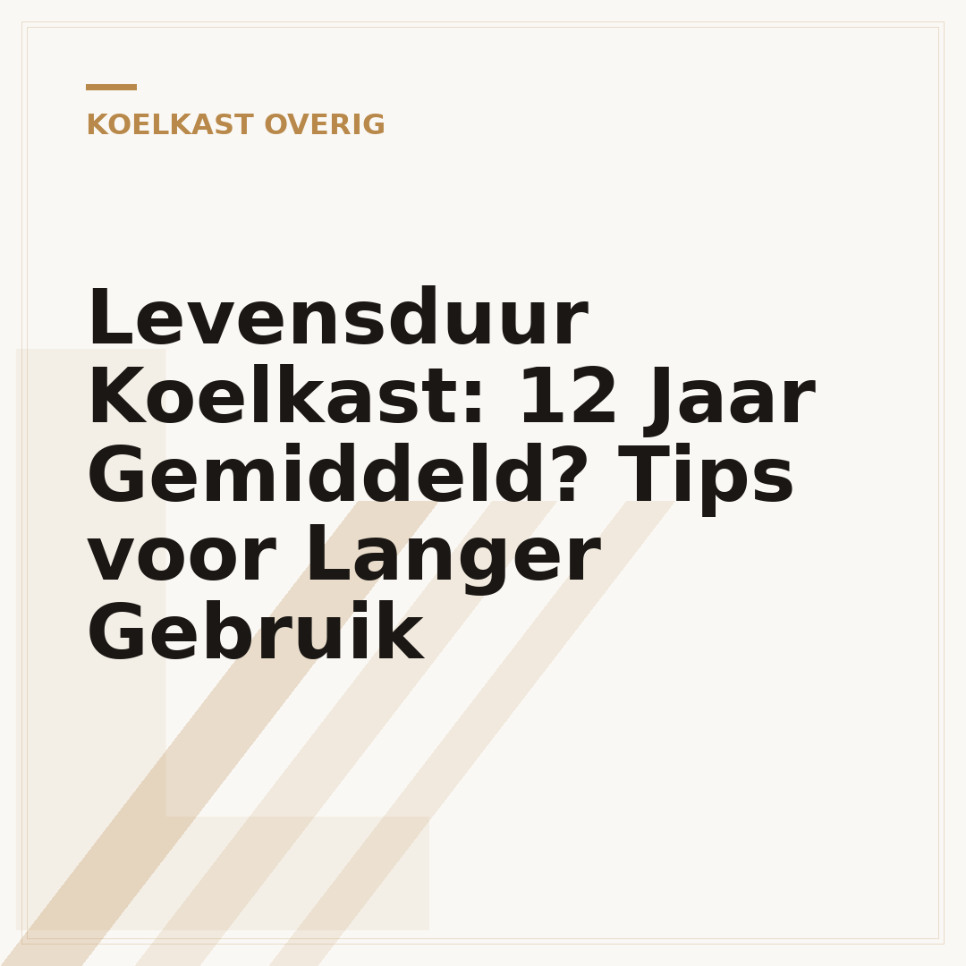 Levensduur Koelkast: 12 Jaar Gemiddeld? Tips voor Langer Gebruik