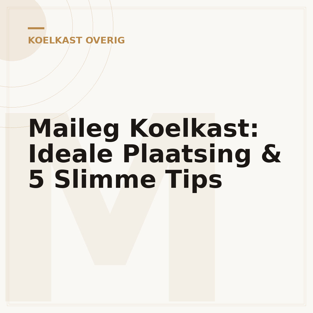 Maileg Koelkast: Ideale Plaatsing & 5 Slimme Tips