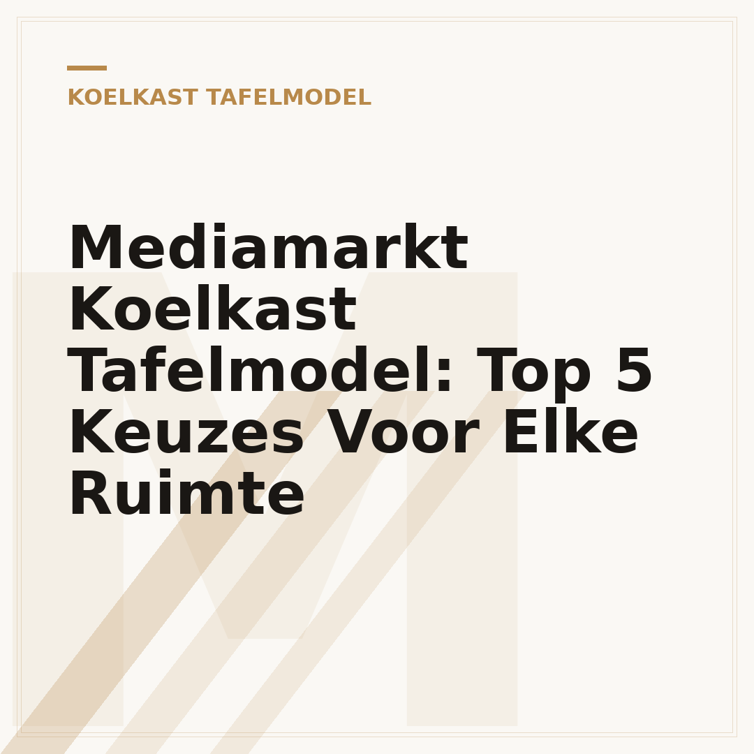 Mediamarkt Koelkast Tafelmodel: Top 5 Keuzes Voor Elke Ruimte