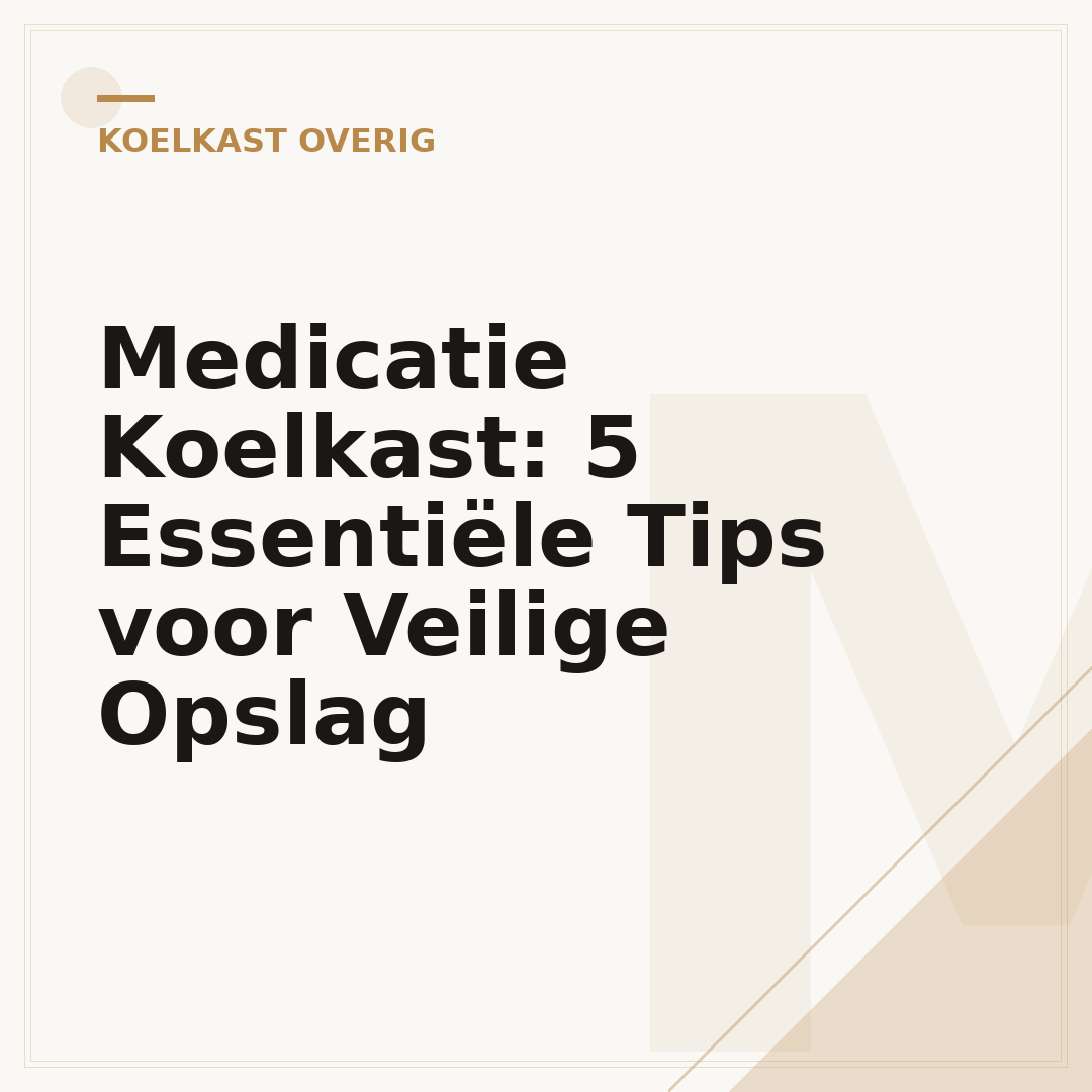 Medicatie Koelkast: 5 Essentiële Tips voor Veilige Opslag