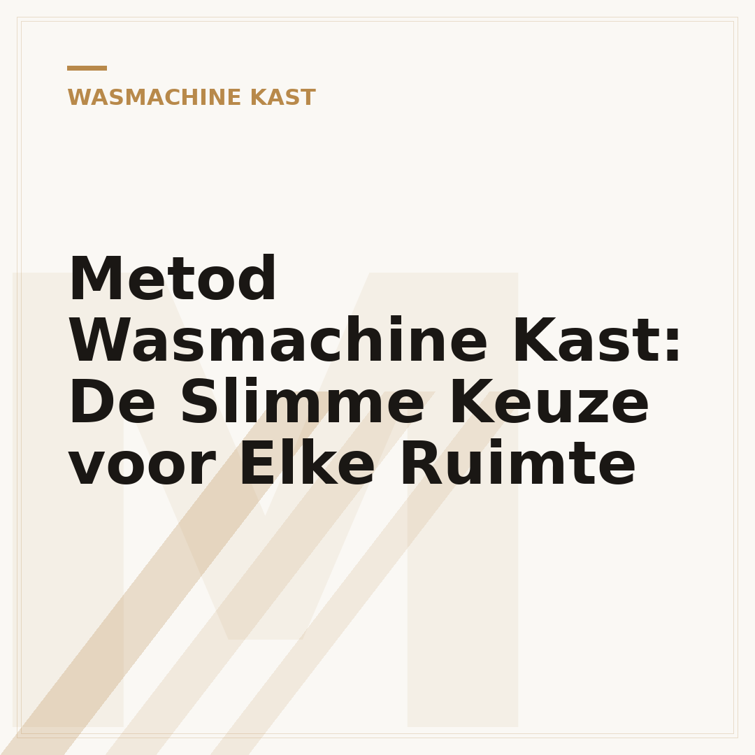 Metod Wasmachine Kast: De Slimme Keuze voor Elke Ruimte