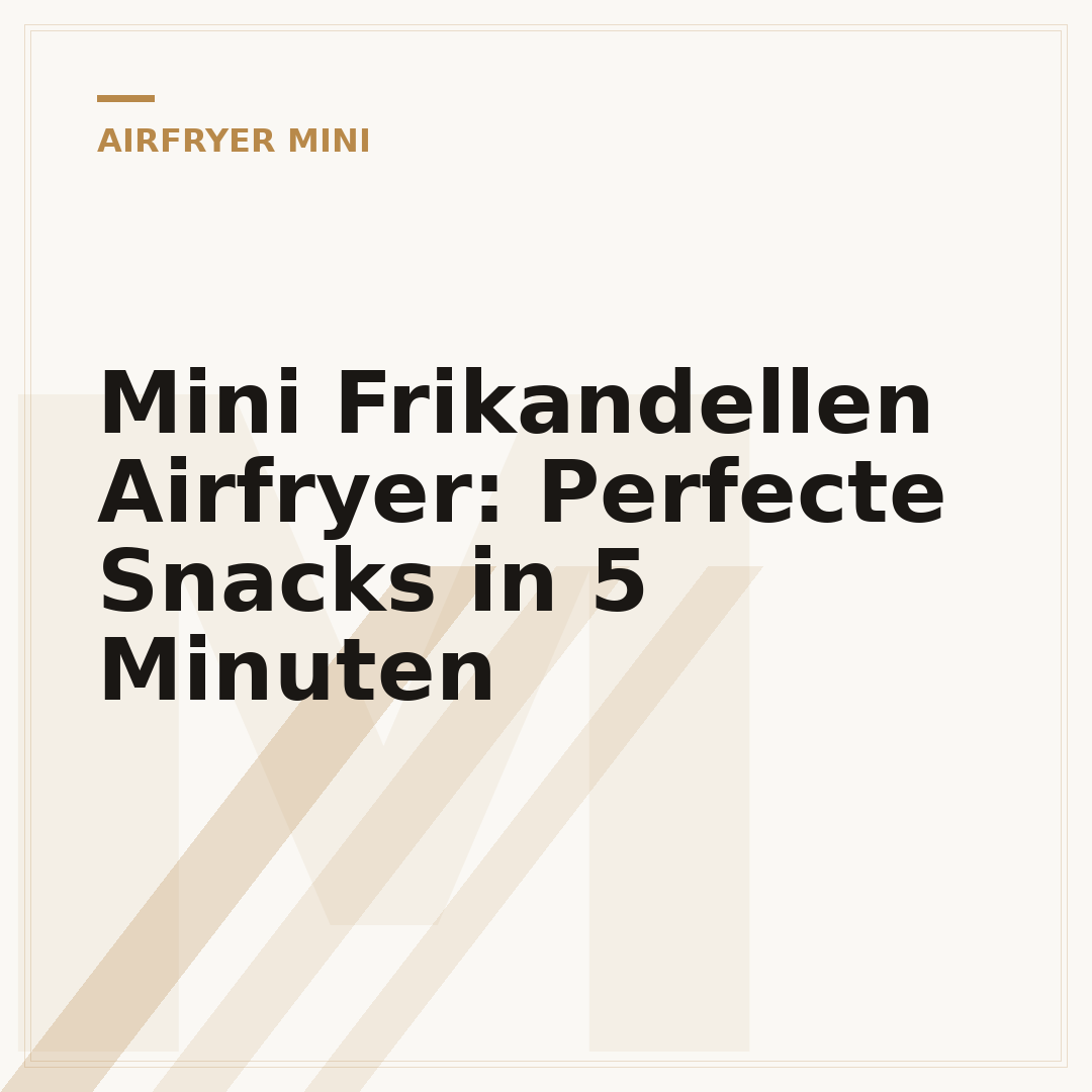 Mini Frikandellen Airfryer: Perfecte Snacks in 5 Minuten