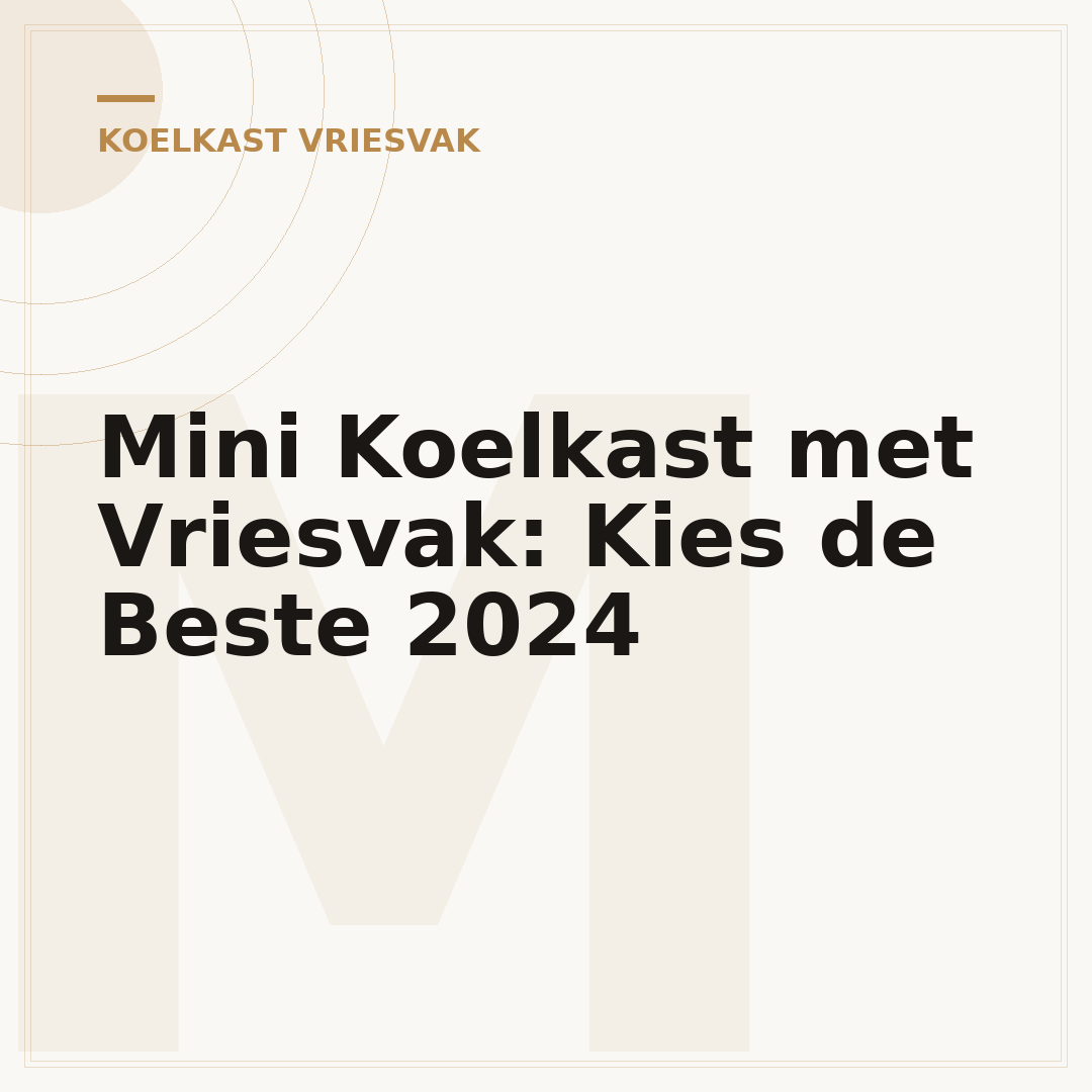 Mini Koelkast met Vriesvak: Kies de Beste 2024