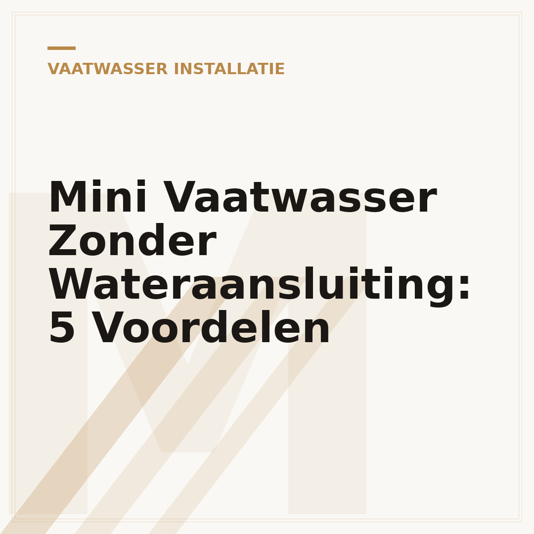 Mini Vaatwasser Zonder Wateraansluiting: 5 Voordelen