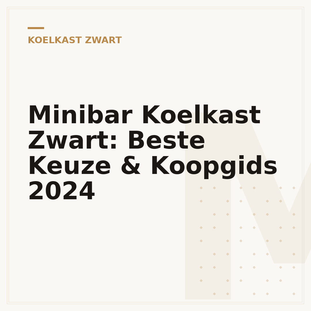 Minibar Koelkast Zwart: Beste Keuze & Koopgids 2024