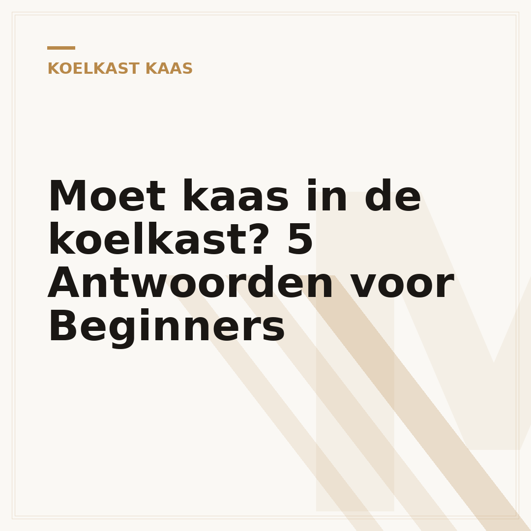 Moet kaas in de koelkast? 5 Antwoorden voor Beginners