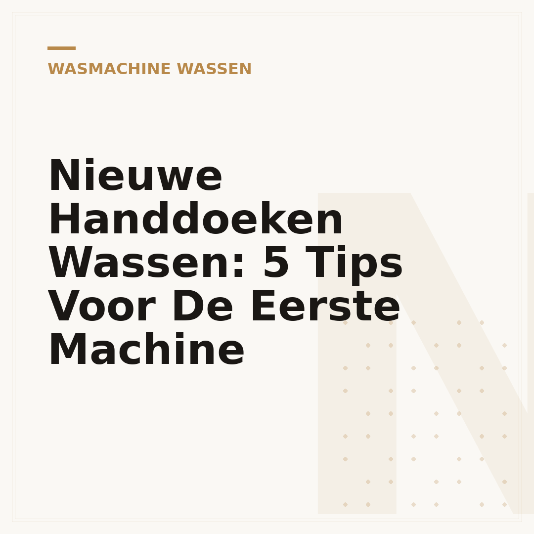 Nieuwe Handdoeken Wassen: 5 Tips Voor De Eerste Machine