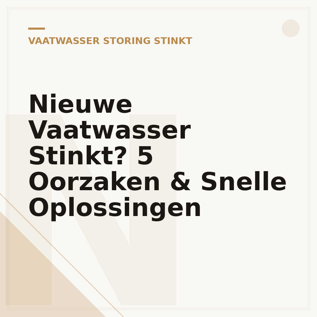 Nieuwe Vaatwasser Stinkt? 5 Oorzaken & Snelle Oplossingen