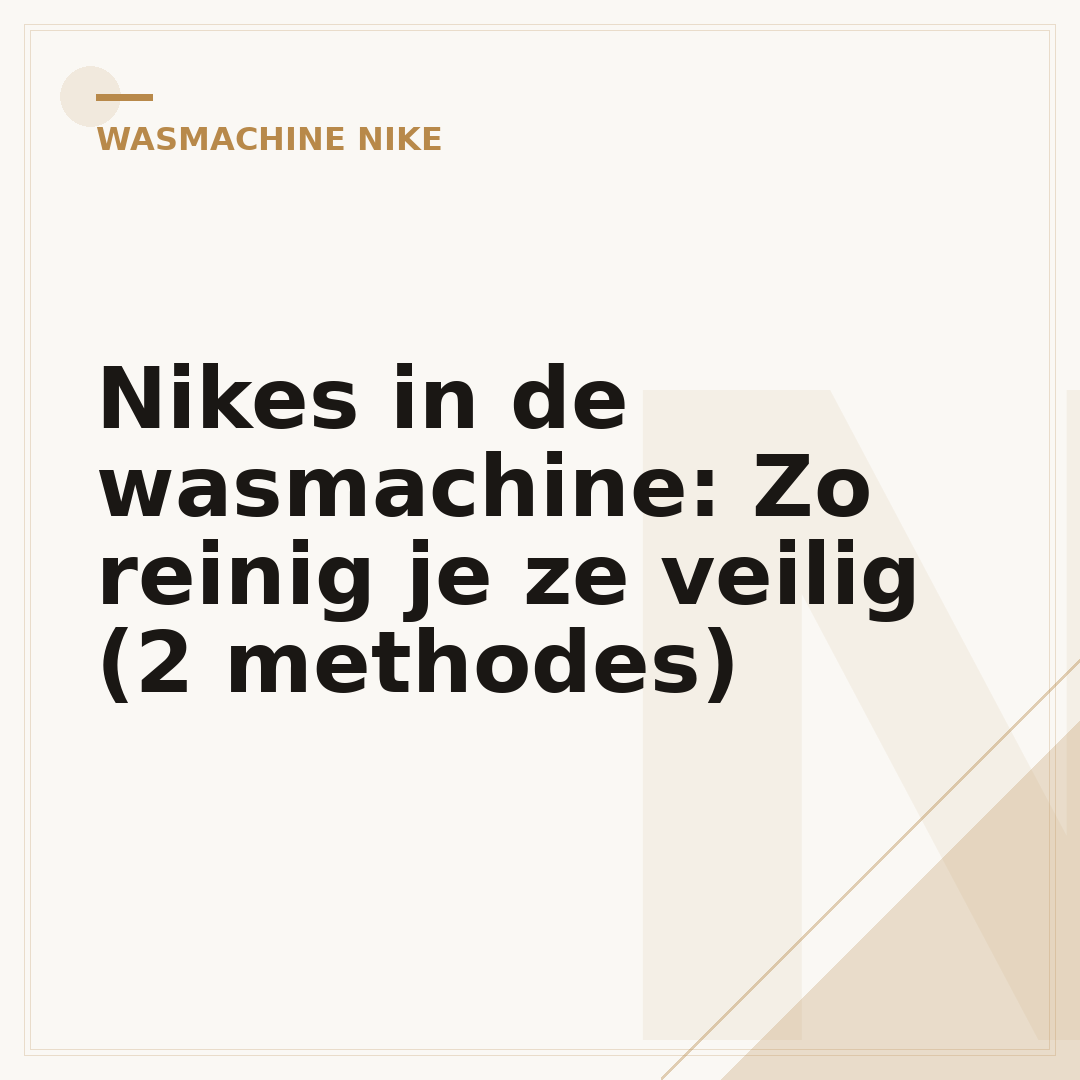 Nikes in de wasmachine: Zo reinig je ze veilig (2 methodes)