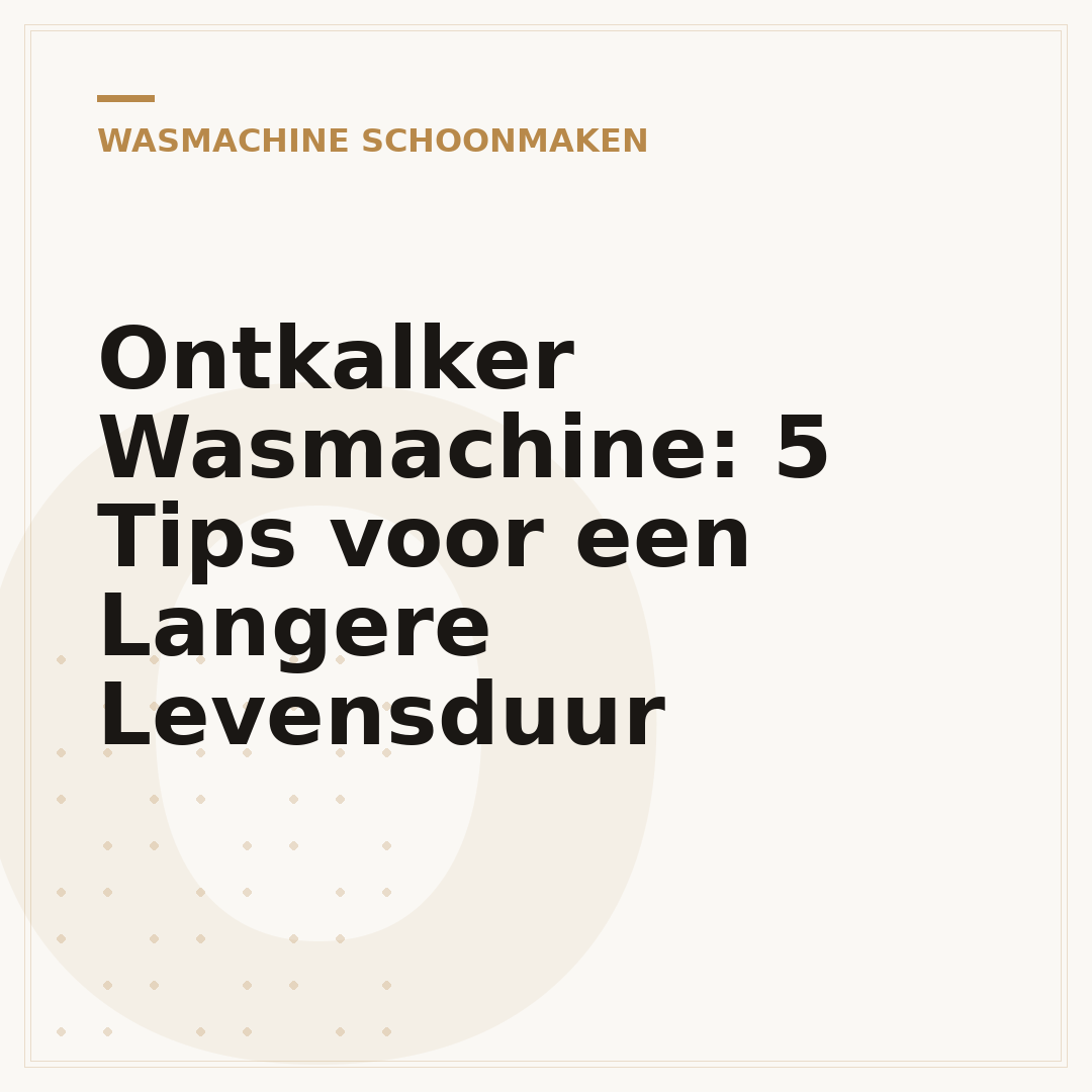 Ontkalker Wasmachine: 5 Tips voor een Langere Levensduur