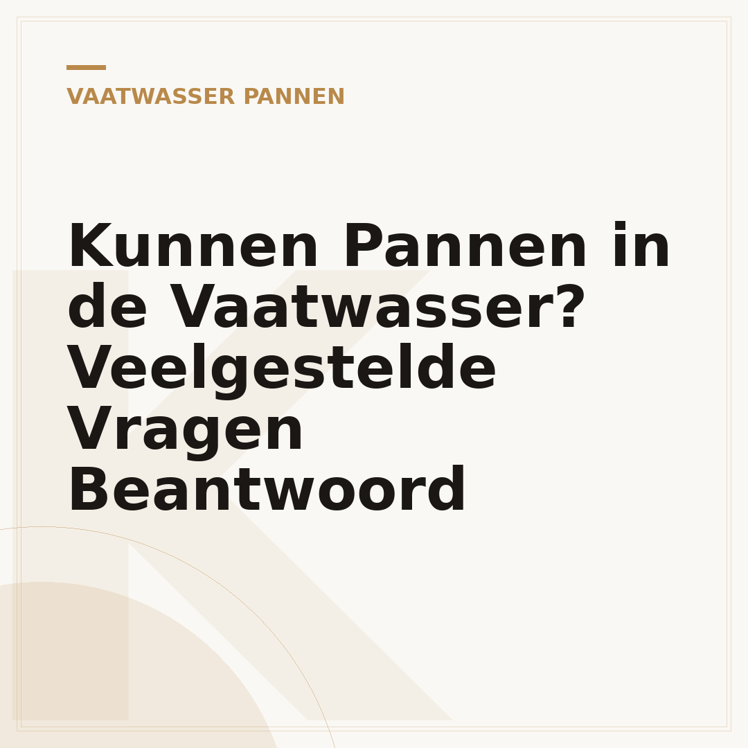 Kunnen Pannen in de Vaatwasser? Veelgestelde Vragen Beantwoord