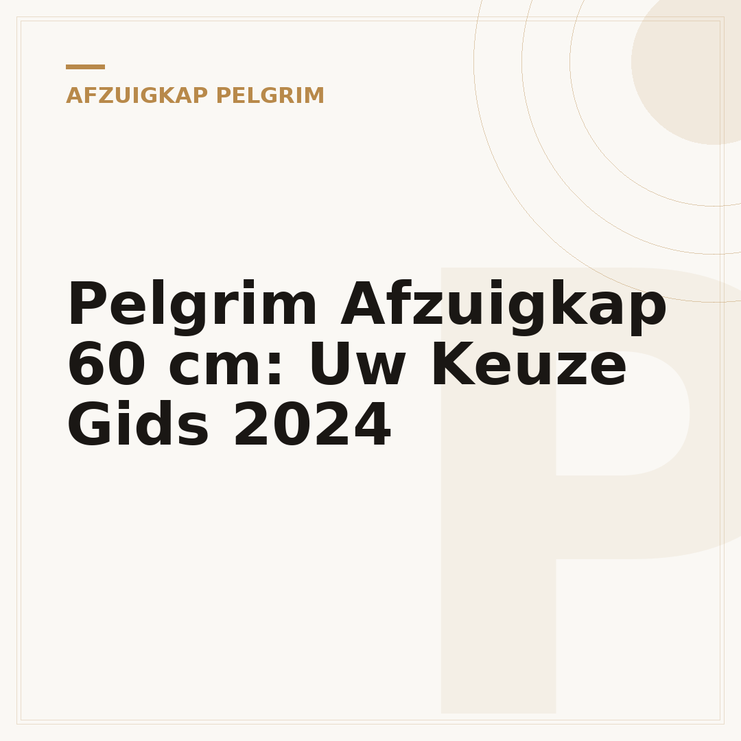 Pelgrim Afzuigkap 60 cm: Uw Keuze Gids 2024