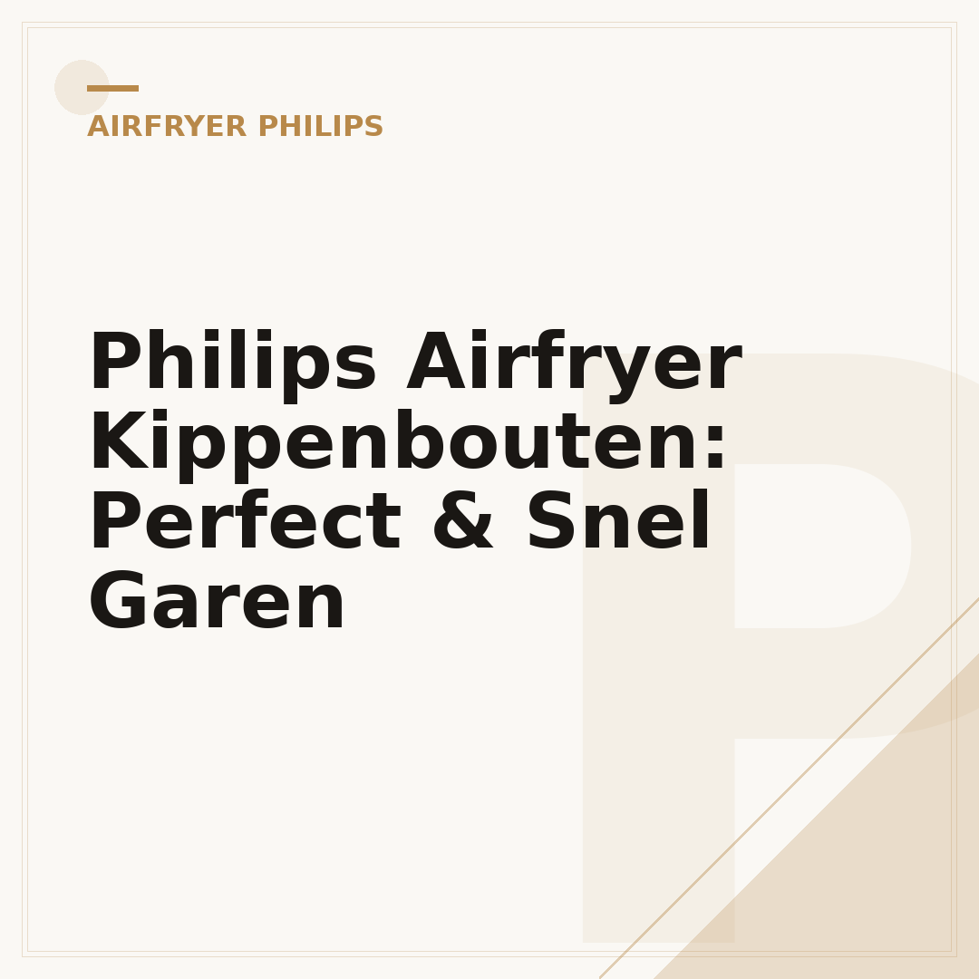 Philips Airfryer Kippenbouten: Perfect & Snel Garen