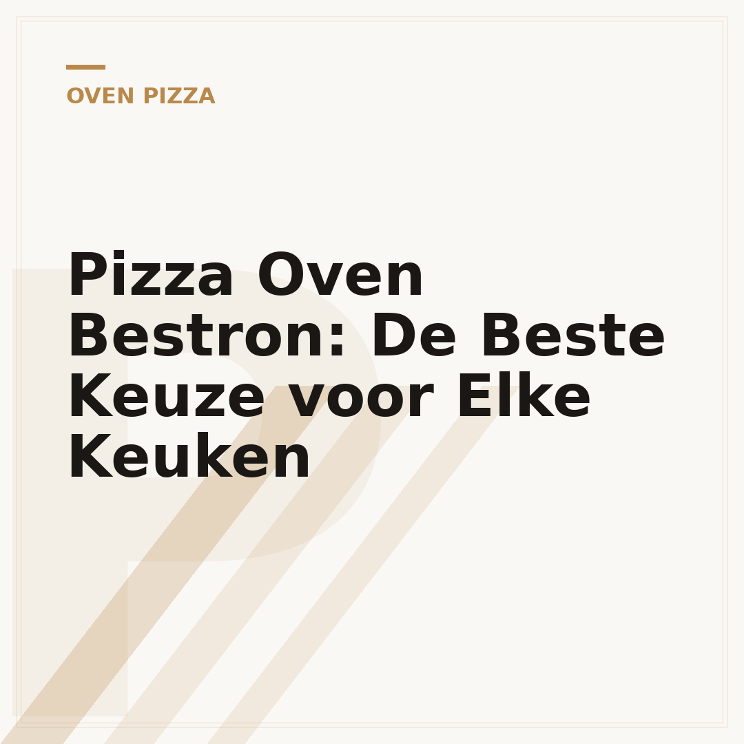 Pizza Oven Bestron: De Beste Keuze voor Elke Keuken