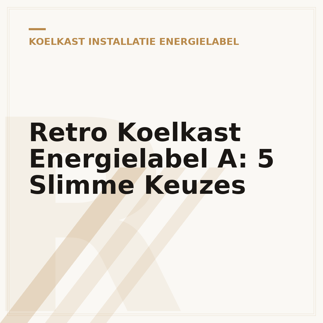 Retro Koelkast Energielabel A: 5 Slimme Keuzes