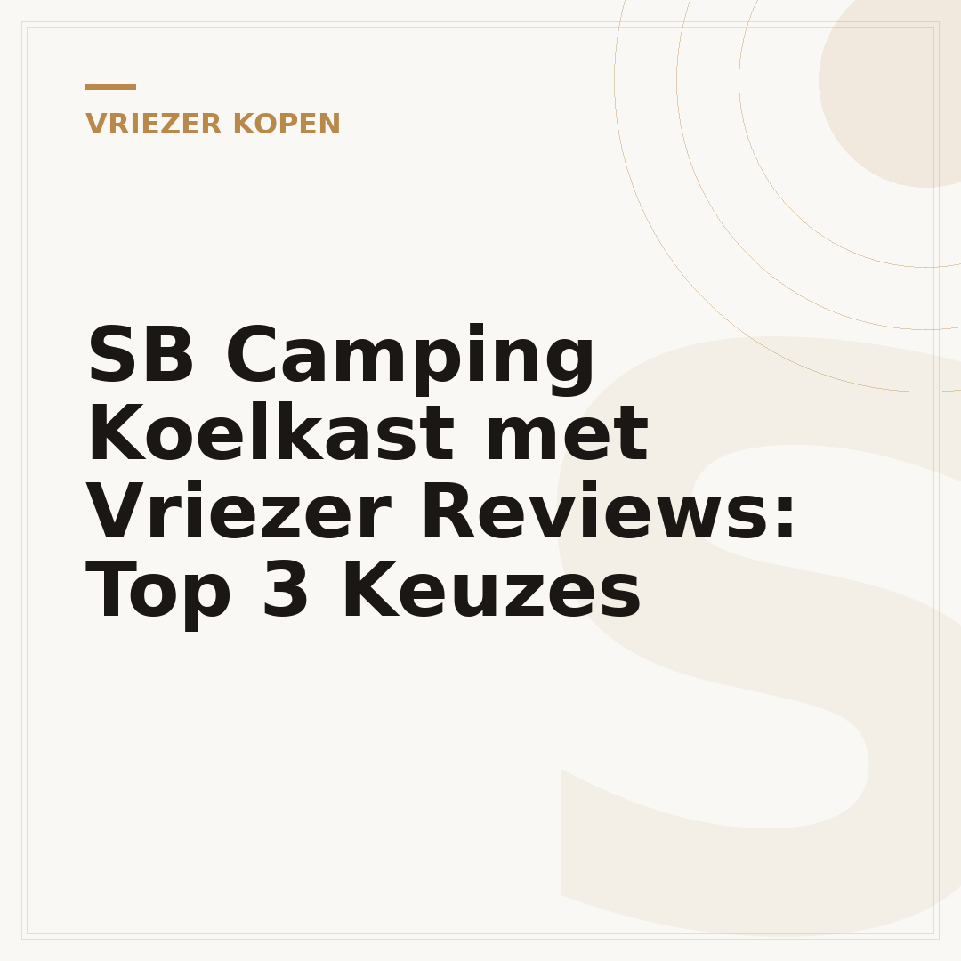 SB Camping Koelkast met Vriezer Reviews: Top 3 Keuzes