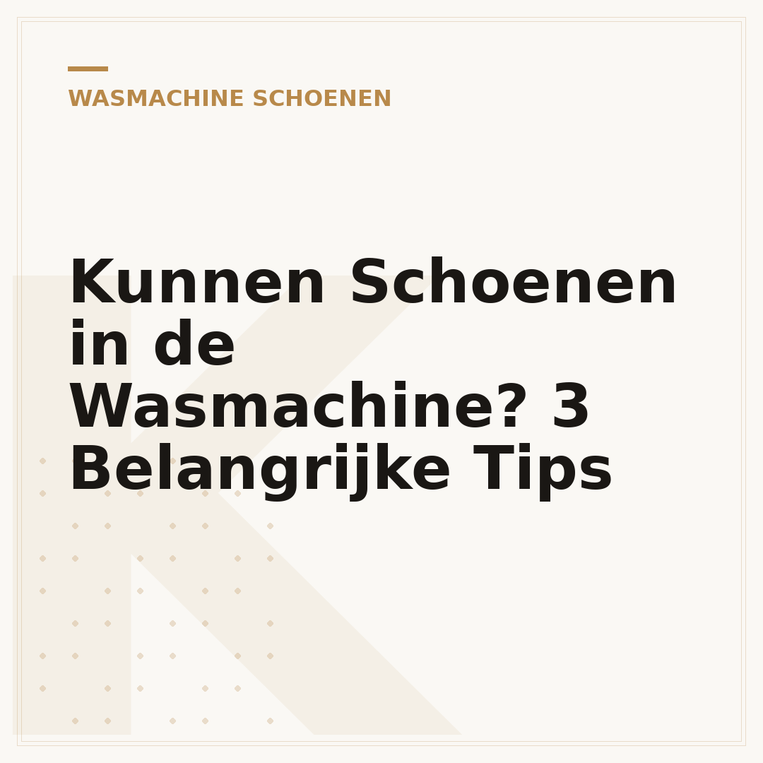 Kunnen Schoenen in de Wasmachine? 3 Belangrijke Tips